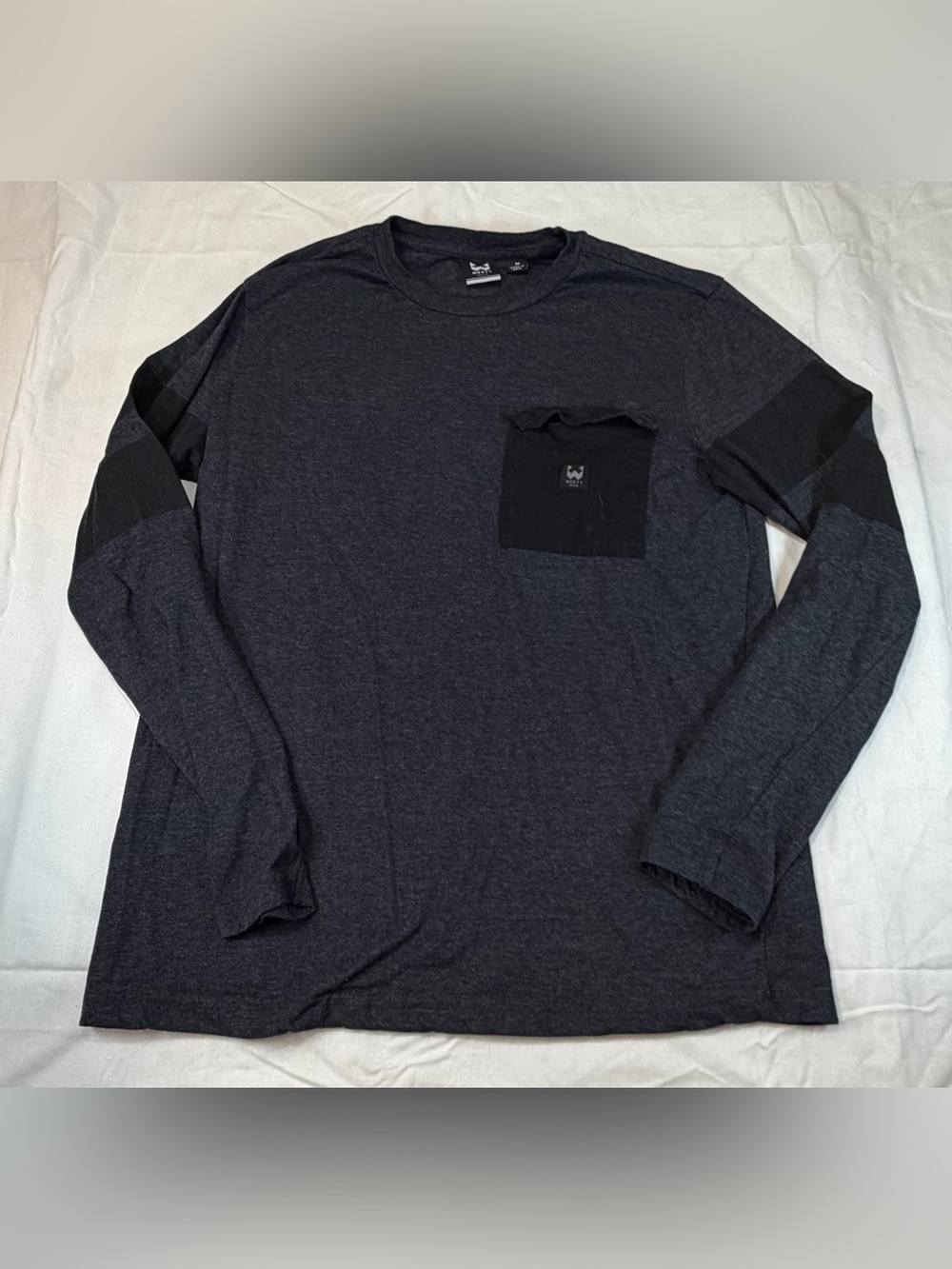Westy MFG.CO Men's Long Sleeve Pocket Tee - Dark Charcoal
